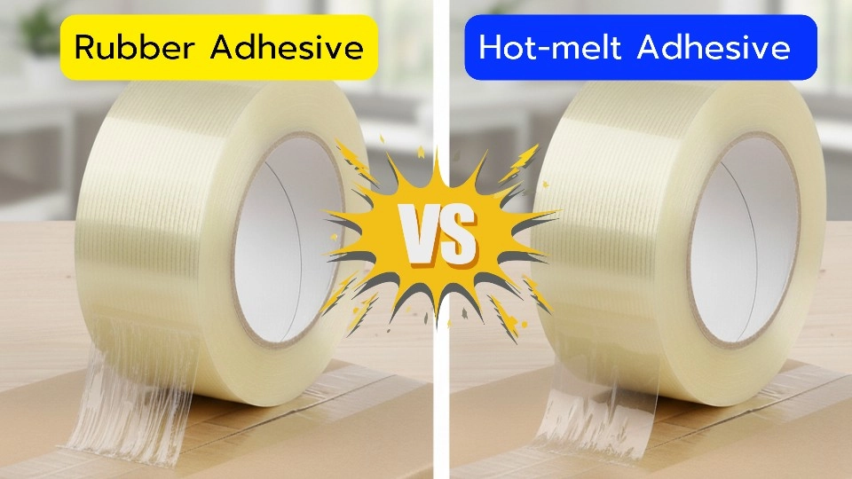 เปรียบเทียบ Rubber vs Hot-melt Adhesive